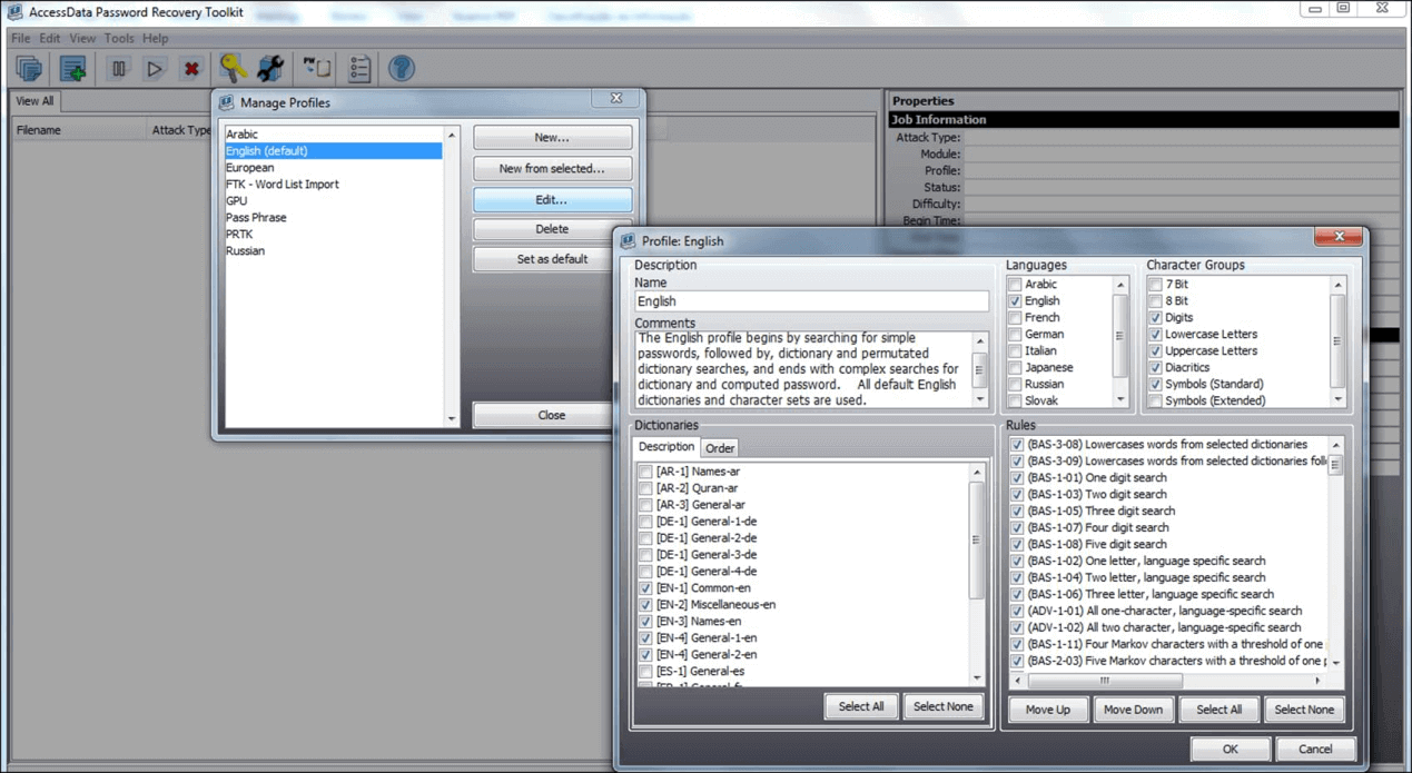 zip password cracker accessdata prtk