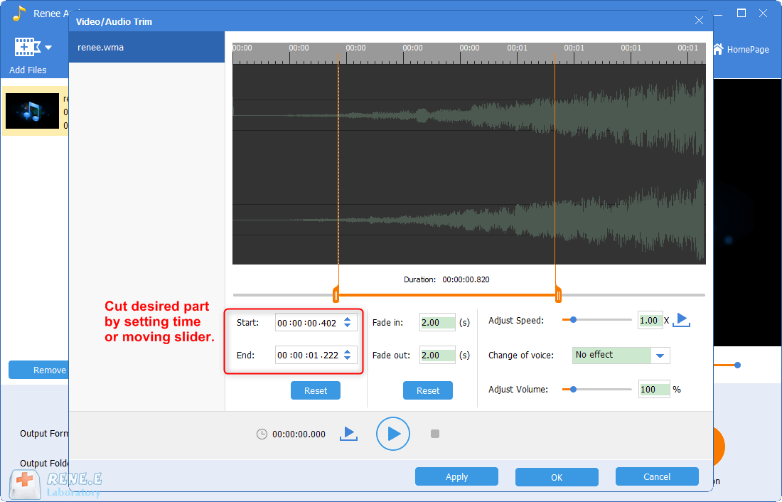 convertire wmv in wma