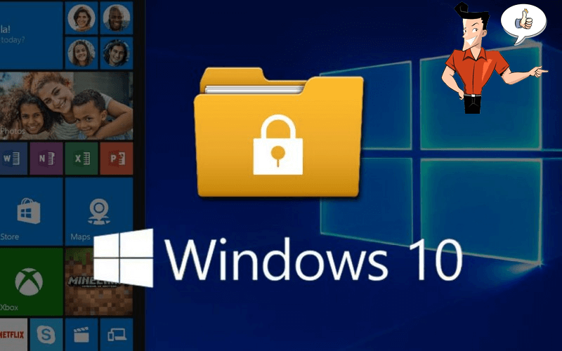proteggere con password la cartella di windows 10