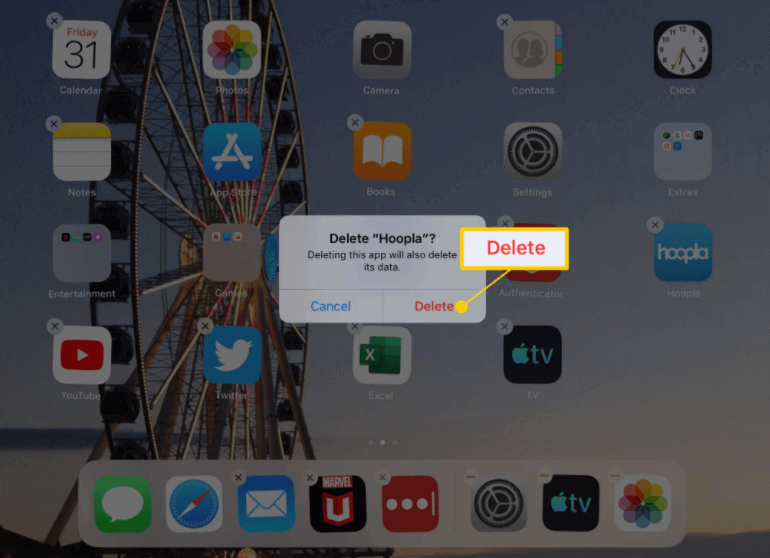 come disinstallare le app da ipad