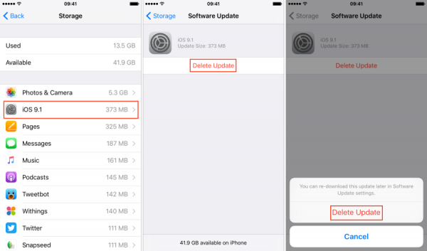 come eliminare gli aggiornamenti di ios su iphone