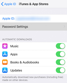 disattivare l'aggiornamento dell'app store di iTunes