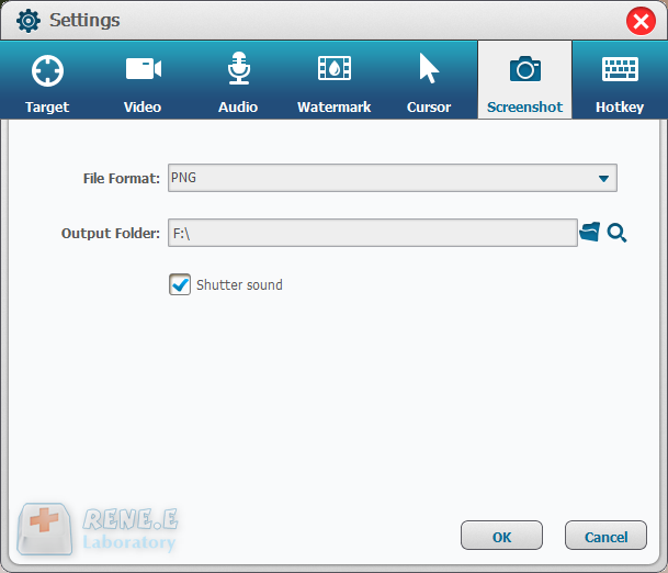 screenshot del video di registrazione con renee video editor pro