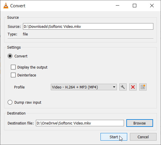 come convertire mkv in mp4 con vlc media player