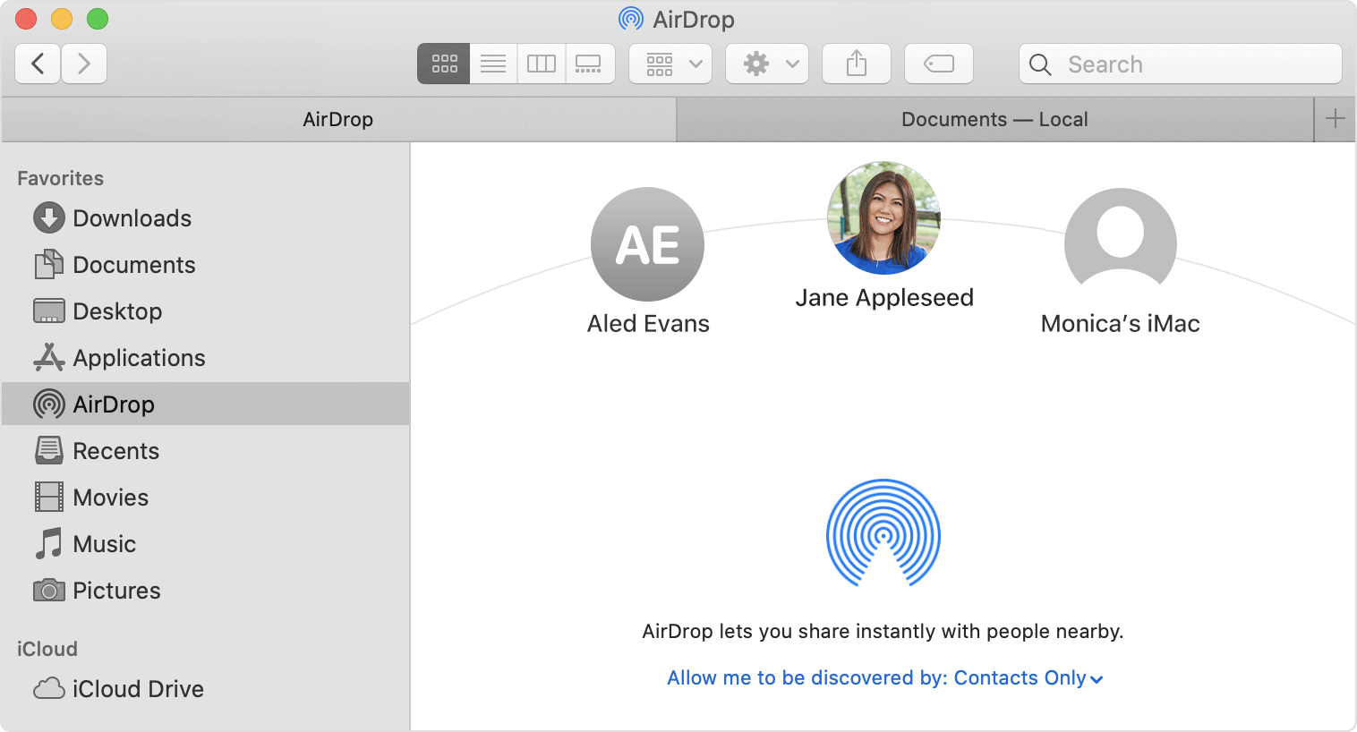 come eseguire l'airdrop da mac a iphone