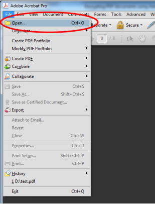 come aprire i file pdf con adobe acrobat