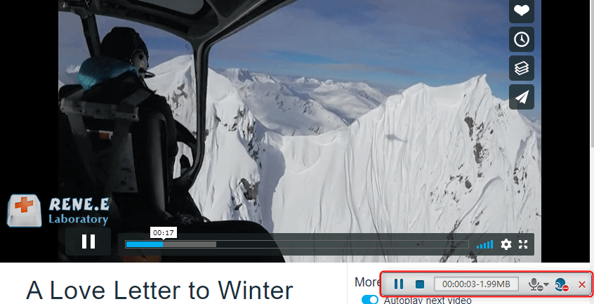 scaricare video vimeo con renee screen recorder