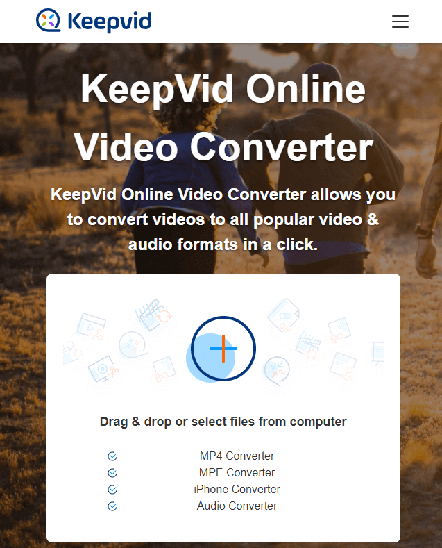 ottenere l'accesso al convertitore keepvide online