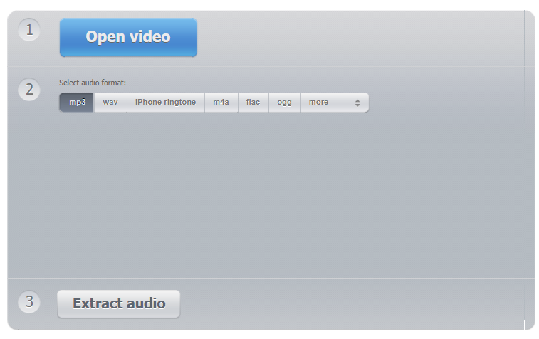 utilizzare l'estrattore audio per separare l'audio dal video