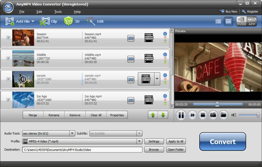 come convertire mp4 in m4a con anymp4 video converter