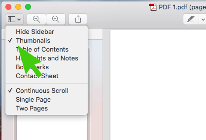 come estrarre pagine da un pdf con mac preview