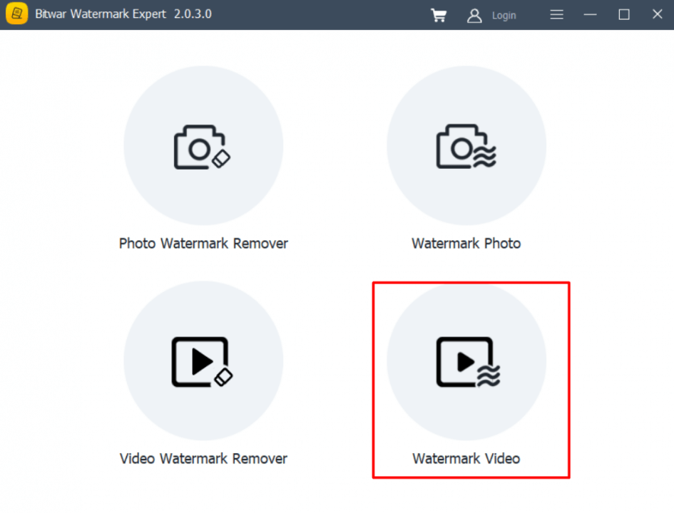 come aggiungere watermark ai video con bitwar wataermark expert