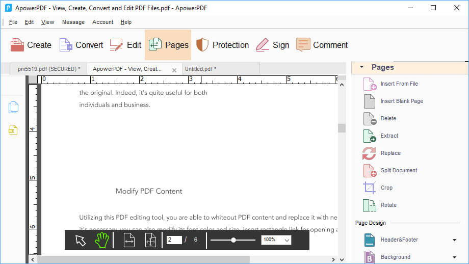 come aggiungere testo a un file pdf con apowerpdf