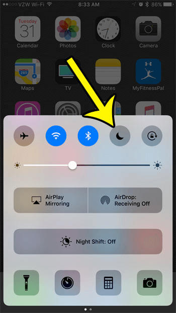 Disattivare le notifiche dell'iPhone