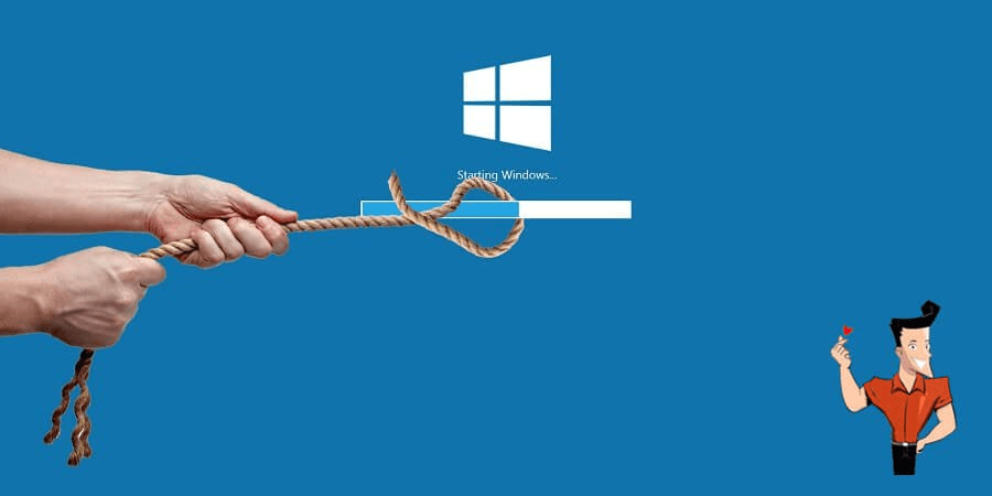 come risolvere l'avvio lento di windows 100