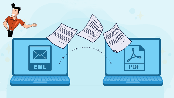 come convertire eml in pdf