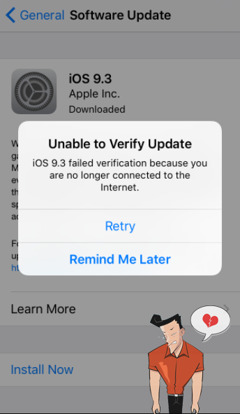 come fare se l'iphone non si aggiorna