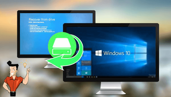 come creare un'unità usb di ripristino di Windows 10