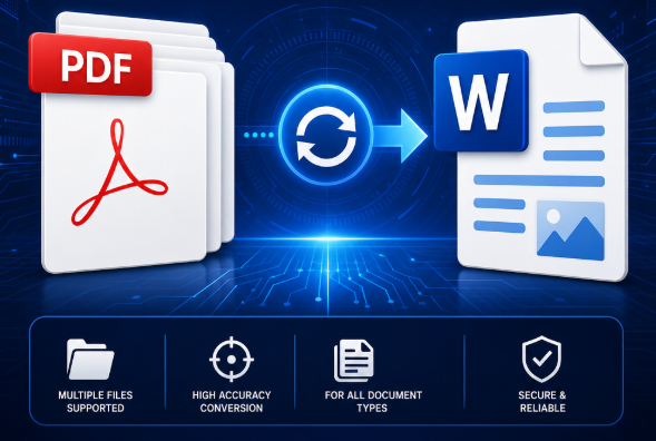 Batch converting multiple PDFs to Word with Renee PDF Aide