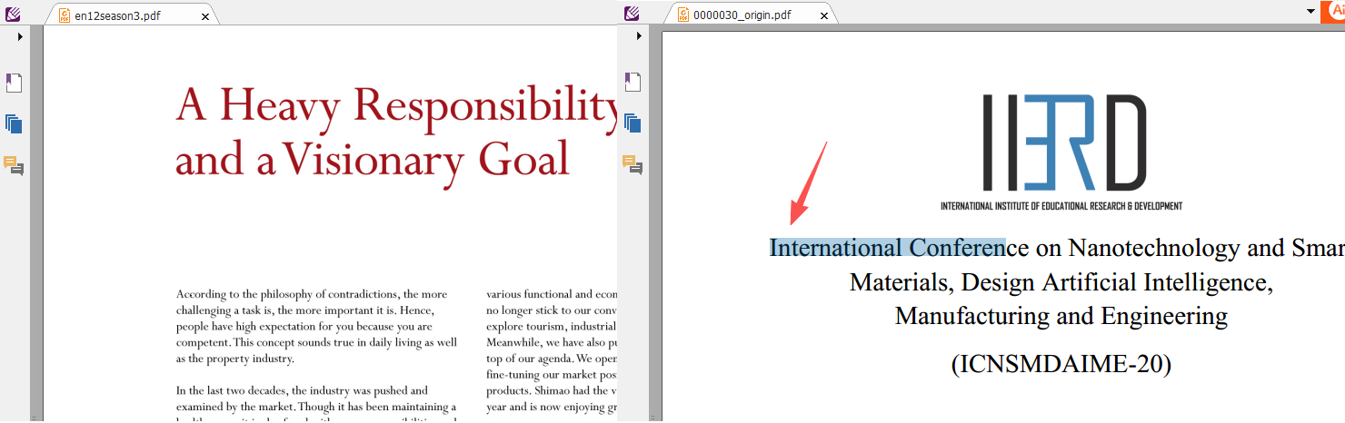 not selectable vs selectable text in pdf