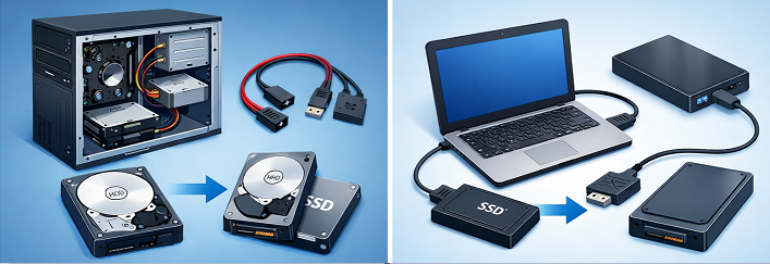 copia desktop e laptop