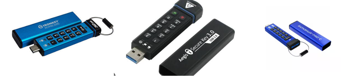 chiavetta USB con crittografia hardware