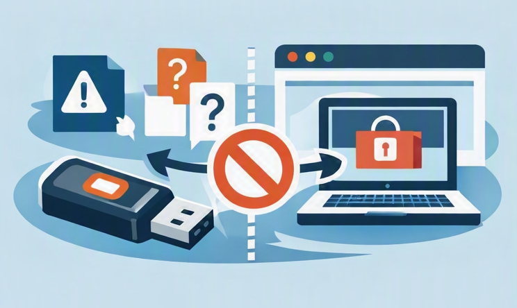 recuperare chiavetta USB da sito web è impossibile